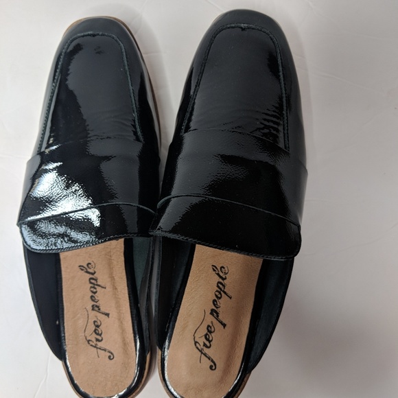 Free People 36 At Ease Women's Size 5 Shoes Black  Mule Fashion Loafers - Picture 8 of 11